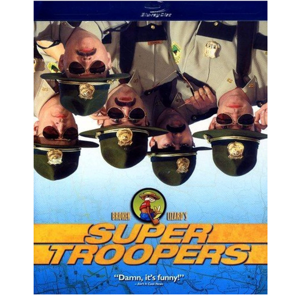 FOX Super Troopers (Blu-ray, 2002) Broken Lizard's Comedy Movie Film w/Bonus - Picture 1 of 2